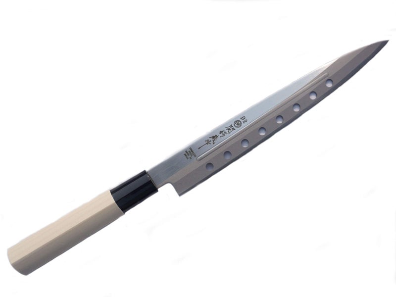 JapanBargain 1551, Non-Stick Yanagiba Sashimi Knife Japanese High Carbon Stainless Steel Sushi Chef Knife Made in Japan, 200mm - Image 2