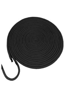 Bukela 2 Roll 10M Soft Cotton Rope, Natural Durable Long Cotton Rope for Crafts Wall Hangings Plant Hangers Knotting (Black)  - Image 4
