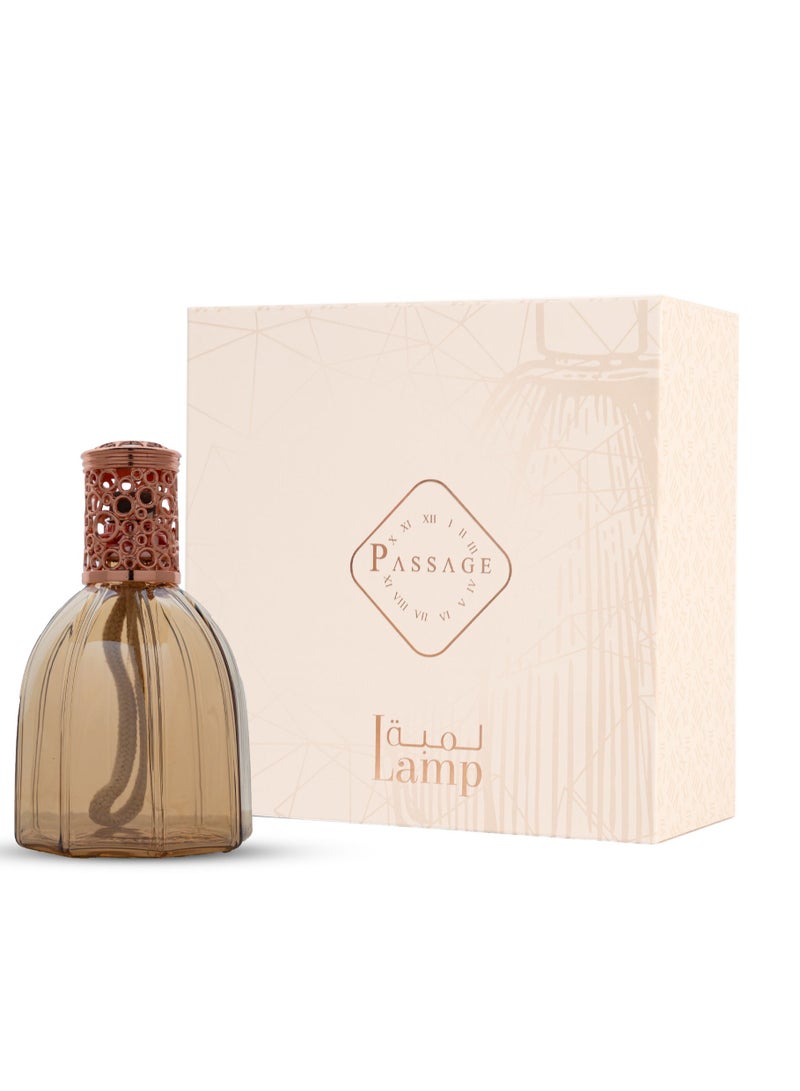 باسيدج باسج مصباح - جهاز تبخير مستوحى من الطراز القديم مع آلية تبخير حديثة - تصميم ساراي انيق (ذهبي) - Image 1