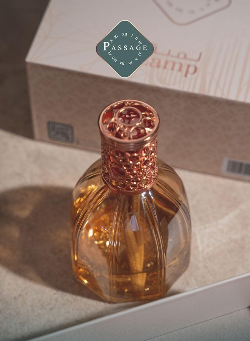 باسيدج باسج مصباح - جهاز تبخير مستوحى من الطراز القديم مع آلية تبخير حديثة - تصميم ساراي انيق (ذهبي) - Image 2