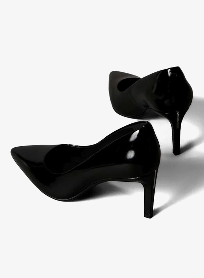 CALVIN KLEIN Leather Cushioned Stiletto Pumps