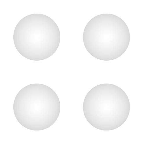 UESWILL 4 Pcs Replacement Bottom Case White Rubber Feet Compatible with MacBook Pro/Air Case Cover - Image 1
