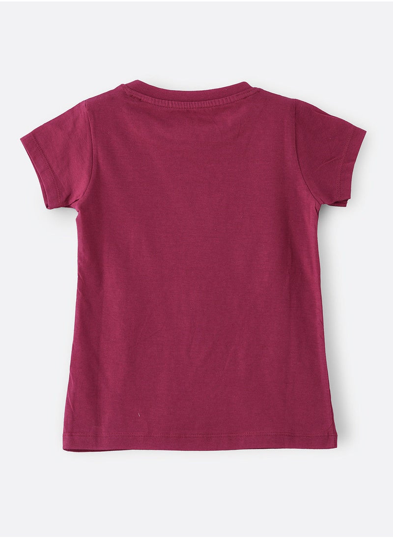 Jelliene - Basic round neck graphic t-shirt - Image 1