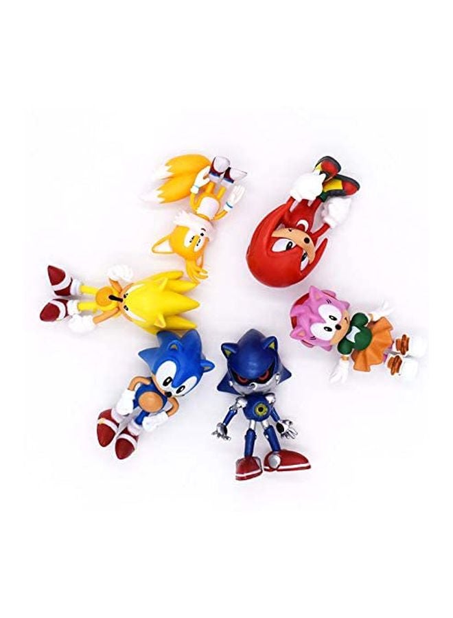 6-Piece Sonic Inspired Action Figure Collection 6cm - Image 3