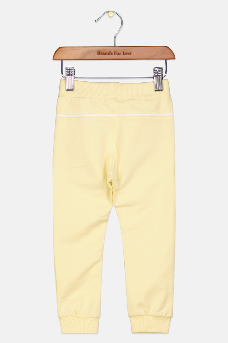 NAME IT Toddlers Boy Solid Jogger Pants, Yellow - Image 2