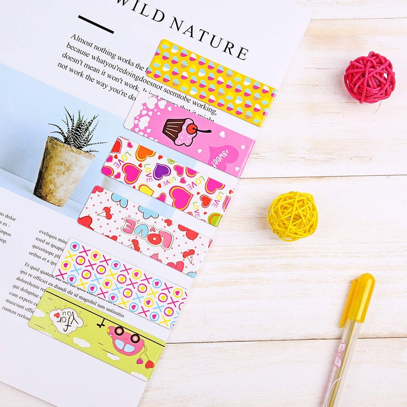 TUPARKA 36 PCS Magnetic Bookmarks Valentine's Day Bookmark Gift for School Prizes and Valentine's Party Favors for Kids - Image 4