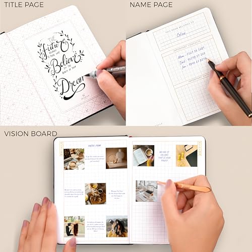 NEORAH - ACCOMPLISH A6 UNDATED Daily Planner 2026|512 PagesFull Year 365-Day Productivity Planner|24-Hour Time Blocking|12 Monthly•52 Weekly•12 Habit & Budget|Hardcover [Pen Loop Attachable] UMBER - Image 4