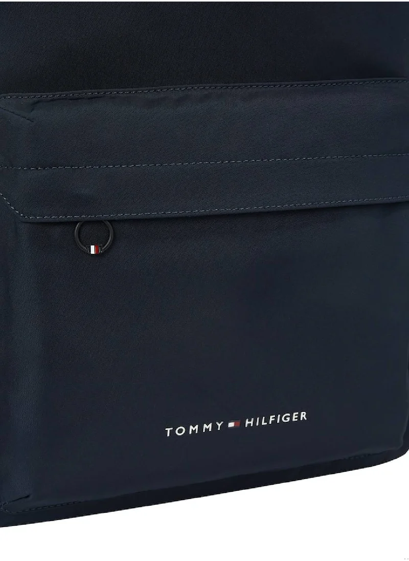 TOMMY HILFIGER Men's Logo Small Dome Backpack -  Recycled polyester mix, Blue
