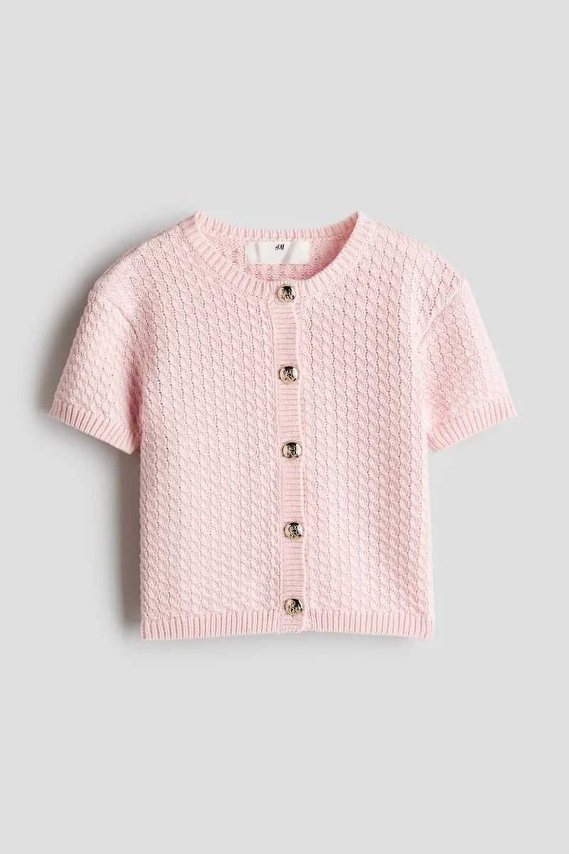 H&M Short-sleeved cardigan