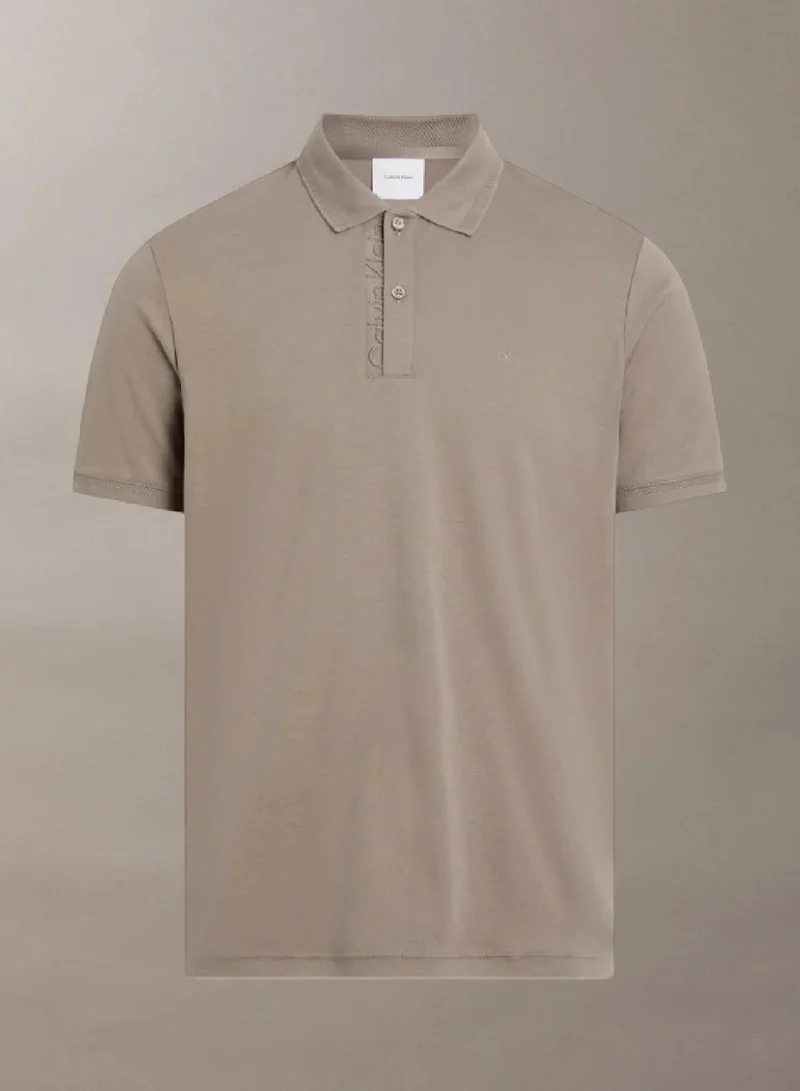 CALVIN KLEIN Textured Polo Shirt