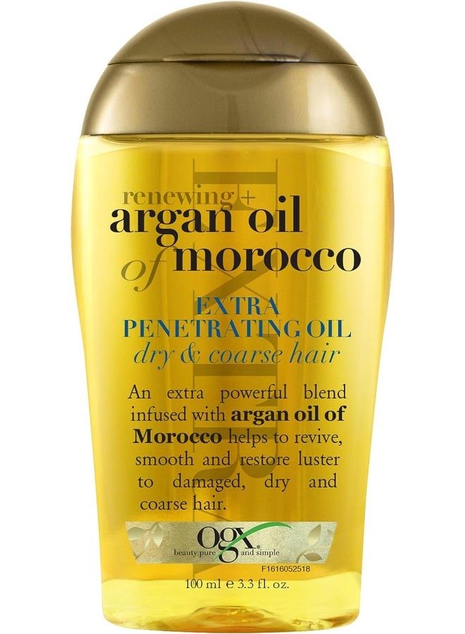Ogx Argan Oil Of Morocco Extra Penetrating Oil For Dry & Coarse Hair, 100Ml - Image 2