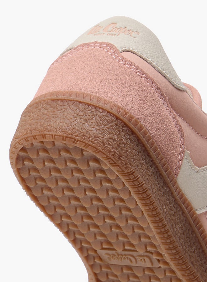 Lee Cooper Girls Panelled Lace-Up Sneakers  - Image 5