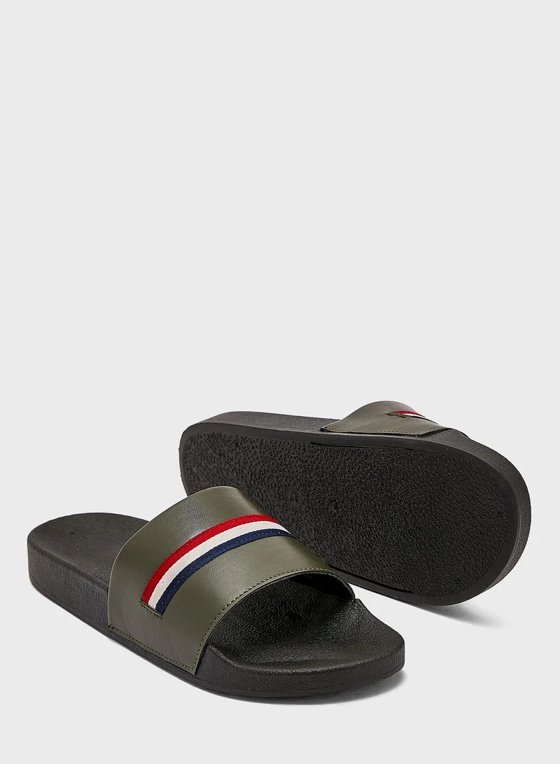 Seventy Five Casual Webbing Slides