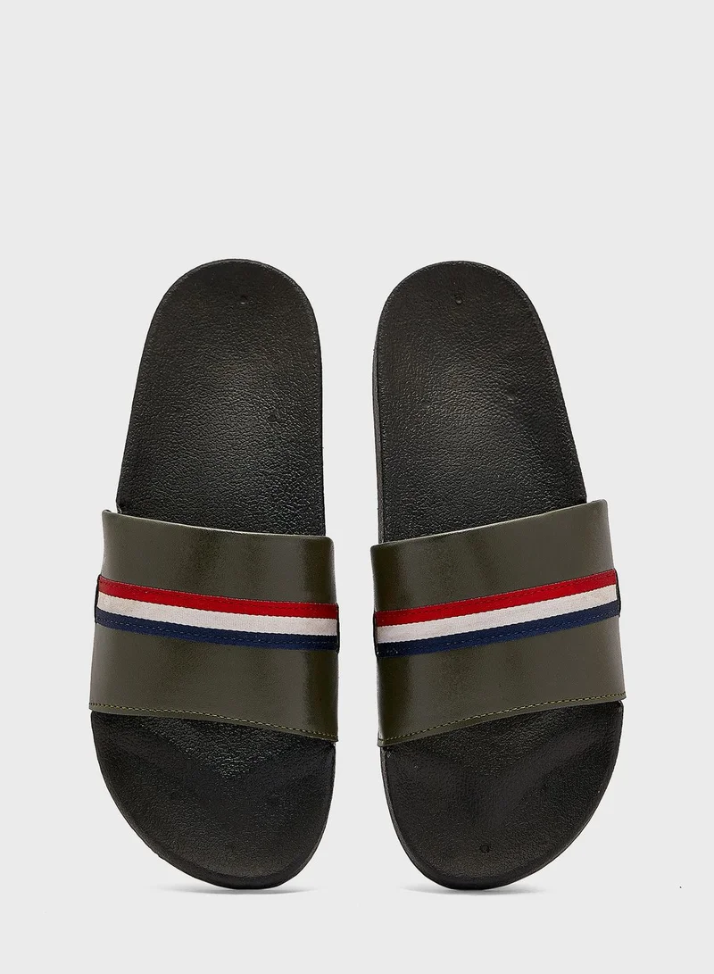 Seventy Five Casual Webbing Slides