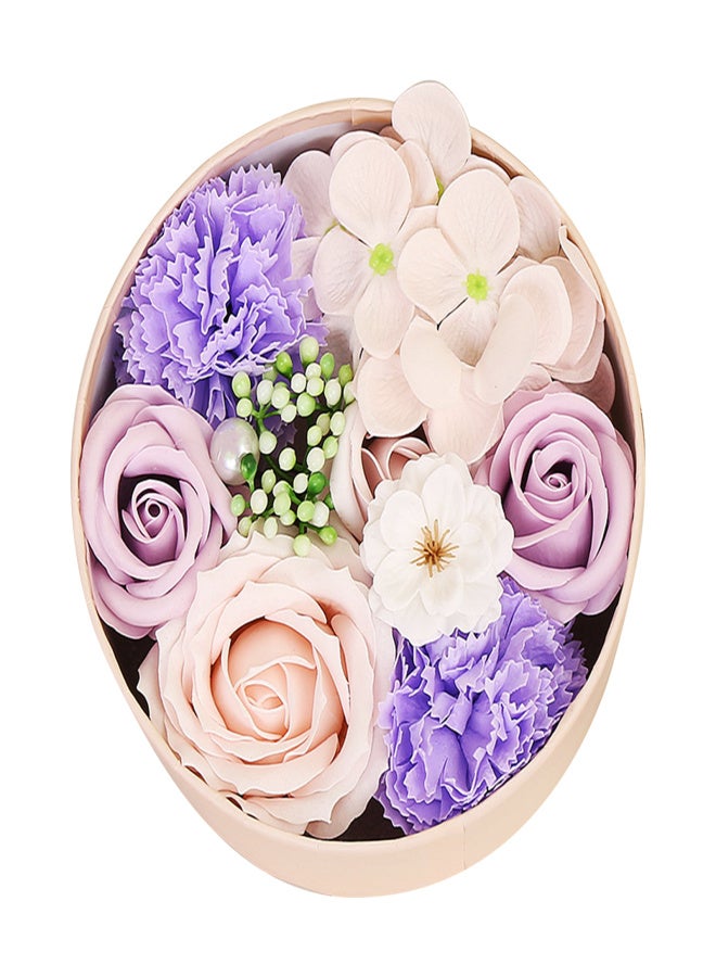 Soap Rose Flower in Gift Box with Greeting Card Artificial Fake ROse Flowers Scented Forever Soap Rose Flower for Women Mother's Day Valentine Romantic Wedding Home Party Festivals Anniversary - Image 1