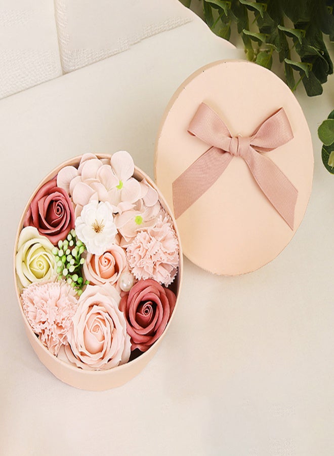 Soap Rose Flower in Gift Box with Greeting Card Artificial Fake ROse Flowers Scented Forever Soap Rose Flower for Women Mother's Day Valentine Romantic Wedding Home Party Festivals Anniversary - Image 5