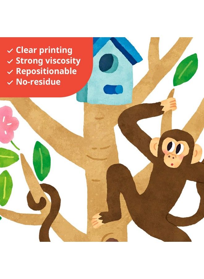 Decowall Sg2201 Woodland Nursery Decor Wall Stickers Decals Animals Nursery Girls Tree Forest Boy Kids Room Fall Fox Deer Owl Playroom Living Bedroom Baby - Image 5