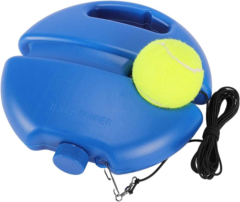 Practice Rebounder Portable Tennis Trainer Single Training Equipment Portable Practice Tools Single Training Equipment for Self-Pracitce - Image 1
