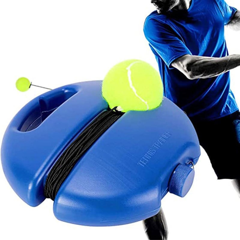 Practice Rebounder Portable Tennis Trainer Single Training Equipment Portable Practice Tools Single Training Equipment for Self-Pracitce - Image 2