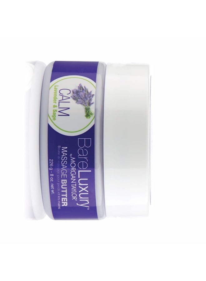 Morgan Taylor Bare Luxury Calm Lavander & Sage Massage Butter 240ml - Image 2
