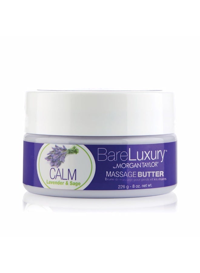 Morgan Taylor Bare Luxury Calm Lavander & Sage Massage Butter 240ml - Image 1