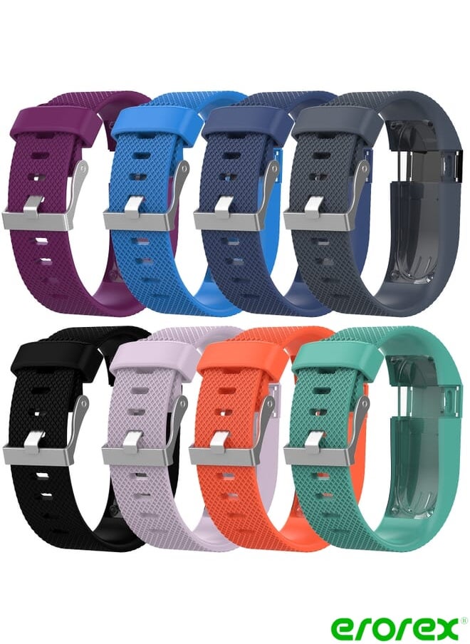 erorex - Solid Color Adjustable  for FITBIT Charge HR(Pink) - Image 1