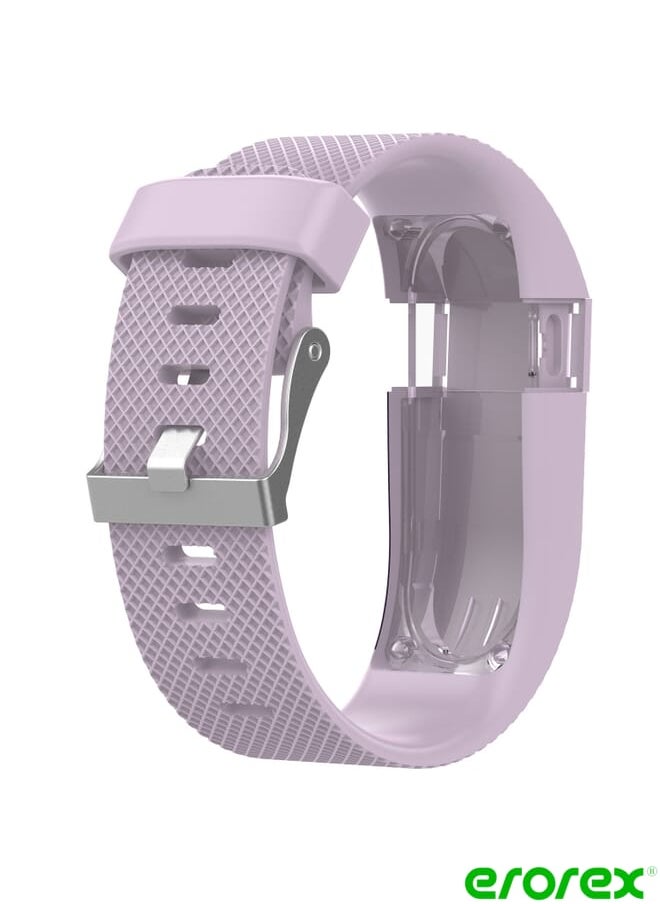 erorex - Solid Color Adjustable  for FITBIT Charge HR(Pink) - Image 1