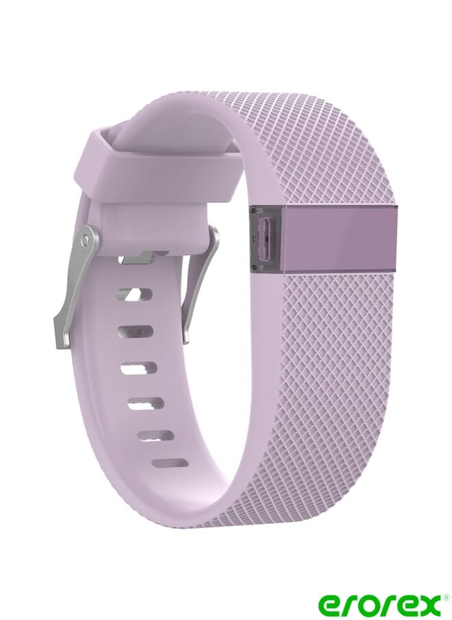 erorex - Solid Color Adjustable  for FITBIT Charge HR(Pink) - Image 1
