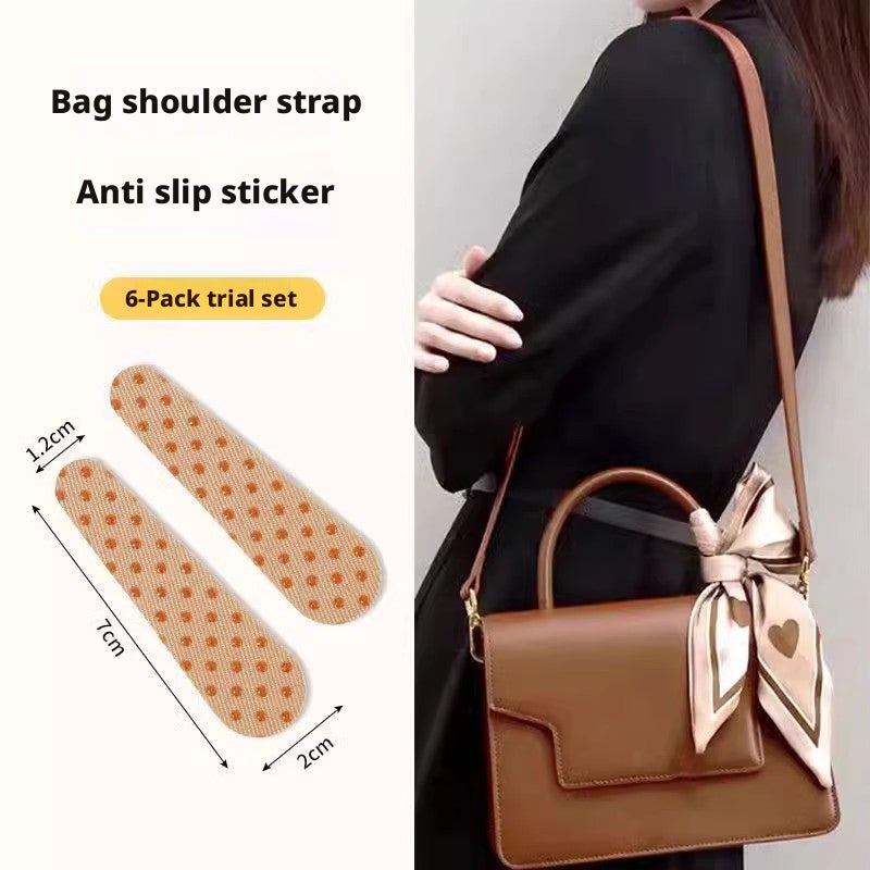 Self-Adhesive Anti-Slip Shoulder Bag Strap Pad PU - Image 2