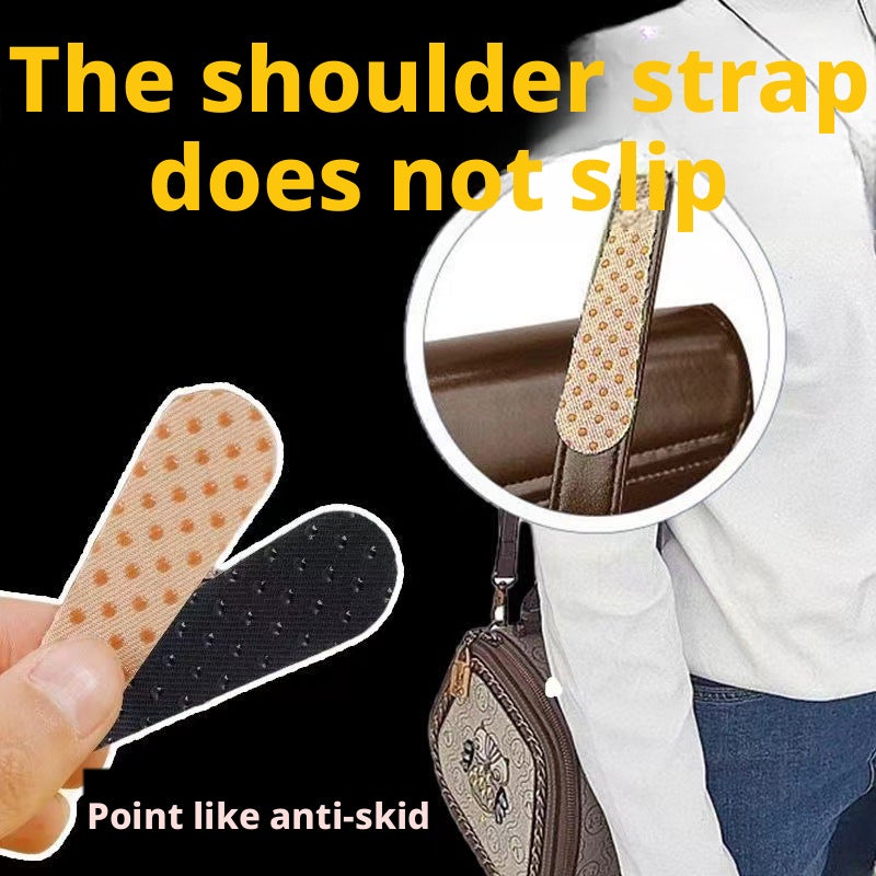 Self-Adhesive Anti-Slip Shoulder Bag Strap Pad PU - Image 4