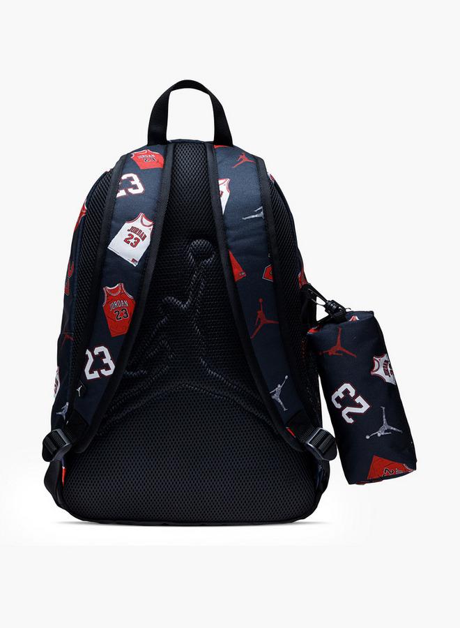 Nike Basketball Print Backpack for Kids 8-13 Years with Padded Straps - Image 2
