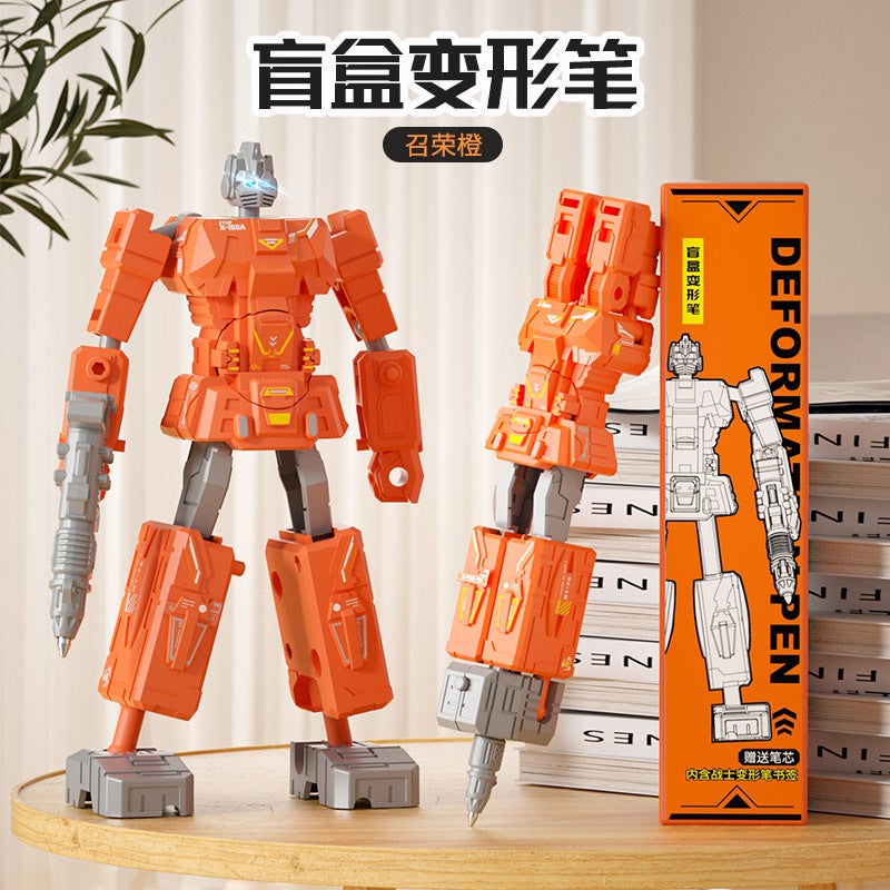 Deformation Ballpoint Pen Children'S Toy Stationery Writable And Deformable Two-In-One Toy Optimus High Pillar - Image 1
