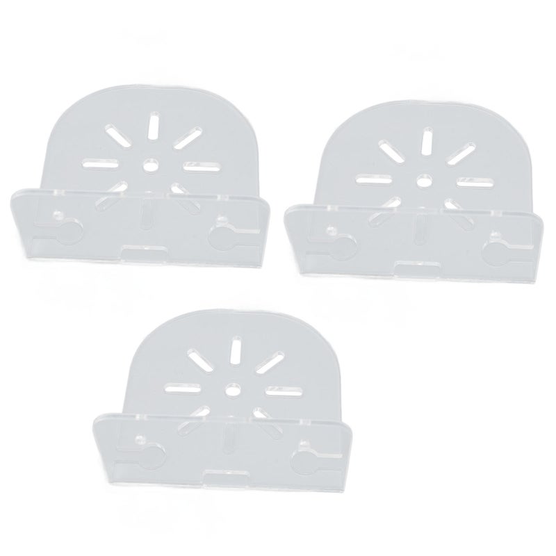 Acrylic Small Floating Shelf Transparent Wall Mounted Holder for Security Camera Speakers Baby Monitoring Device - Image 3
