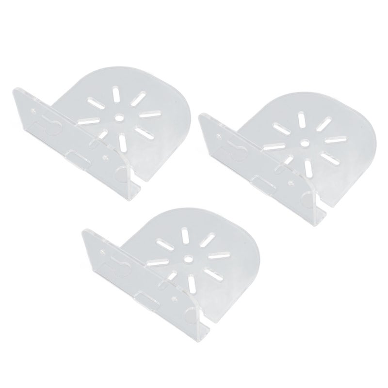 Acrylic Small Floating Shelf Transparent Wall Mounted Holder for Security Camera Speakers Baby Monitoring Device - Image 4