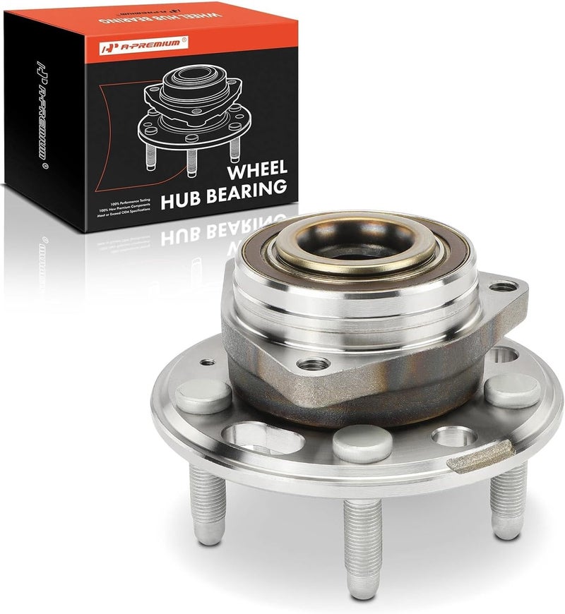 A-Premium Front Rear Wheel Bearing and Hub Assembly - Compatible with Chevy GMC Buick Cadillac Models - Image 1
