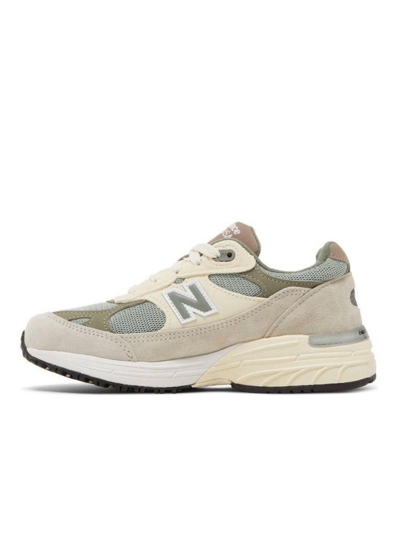 New Balance 993 Casual Athlesiure/Colorblock Sneakers Shoes Light Gray/Green For Men/Women/Students  - Image 1