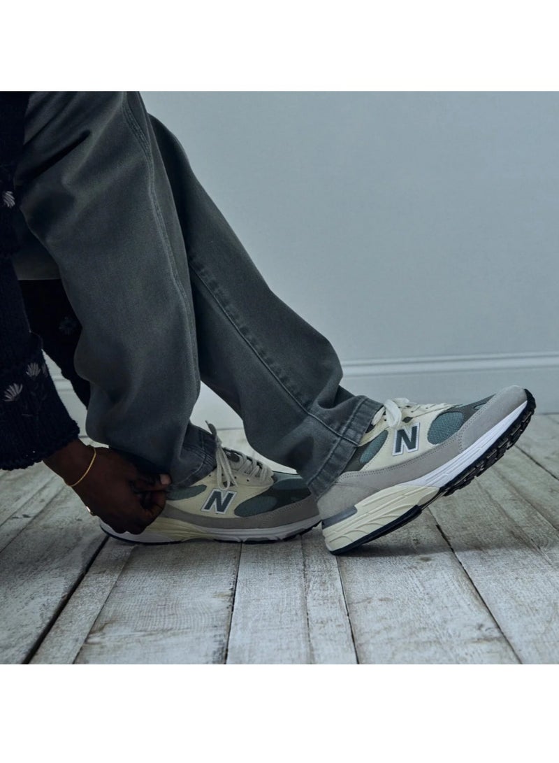 New Balance 993 Casual Athlesiure/Colorblock Sneakers Shoes Light Gray/Green For Men/Women/Students  - Image 5