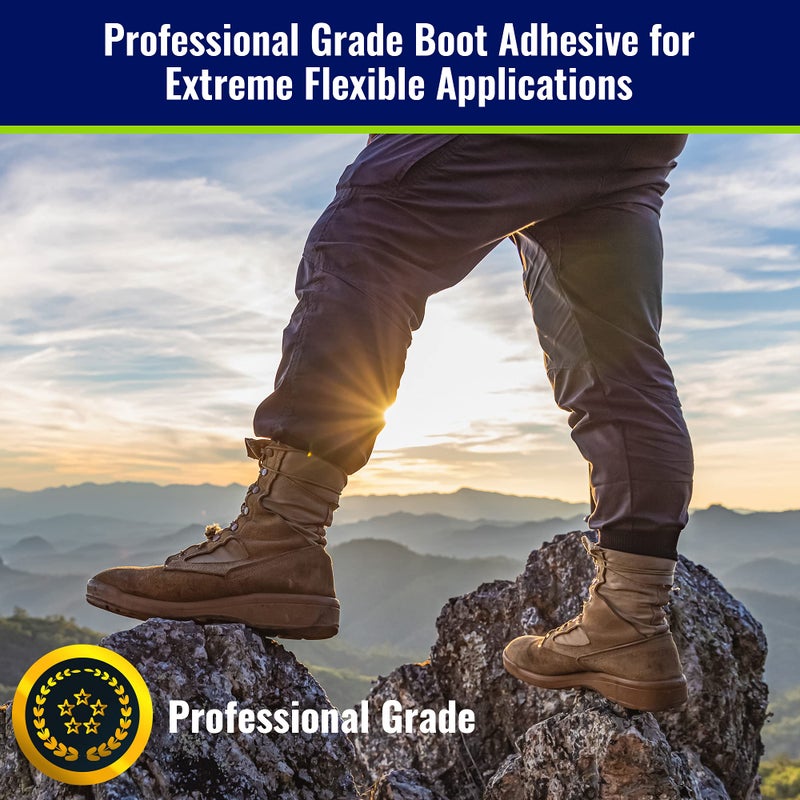 BOOT BOND Boot Glue - Quick Dry Boot Repair Formula Works in Seconds - Tough But Flexible Glue Seal - Waterproof Boot Heel Fix Works On Shoe Heel Repair, Thick Sole Boots, Sneakers, and More - Image 4
