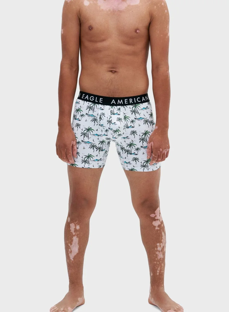 امريكان ايجل 3 Pack Printed Trunks