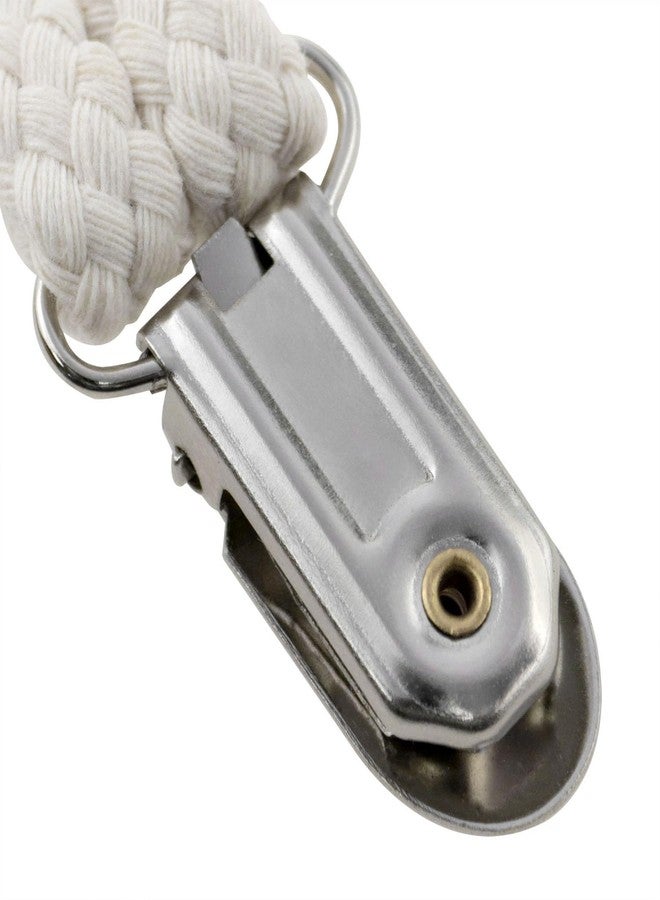 AYLIFU Towel Clip Bath Towel with Hanging Loop Dish Towel Holder Beige L x W 11.5 x 2.3cm/4.53 x 0.9inch for Home Bathroom Kitchen Storage Badge 6pcs - Image 3