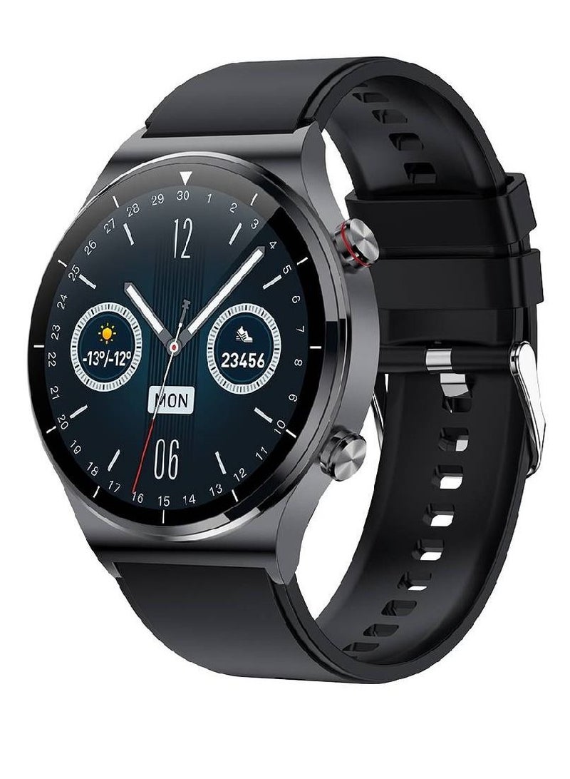 Blulory Glifo G6 Pro HD Screen Sports Heart Rate Monitor IP67 Waterproof Bluetooth Calling Smartwatch Black - Image 1