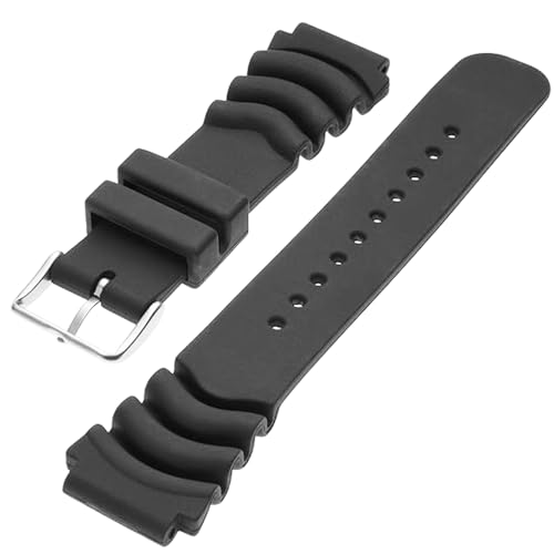 DBLACK ''CDS36'' Rubber 24mm Watch Strap // Best Replacement, Compatible Strap For Casio GShock GA-2000 Watch Model (Black) - Image 3