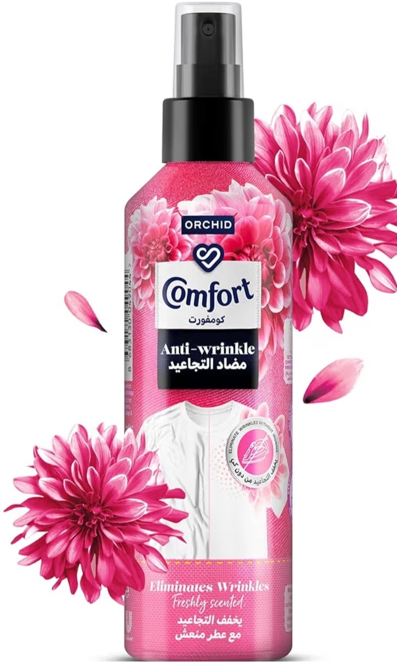 Comfort Anti-Wrinkle Spray for Clothes with Orchid Scent 200 ml - Image 1