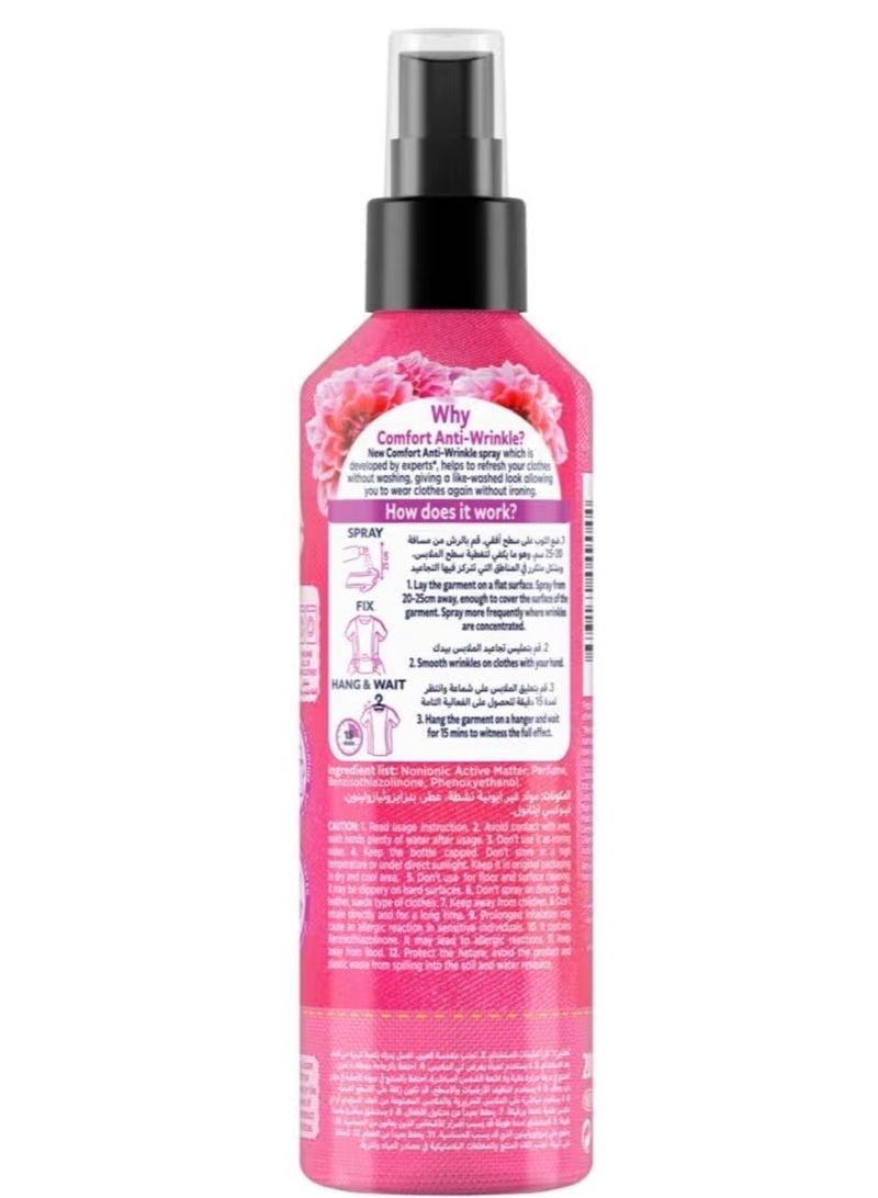 Comfort Anti-Wrinkle Spray for Clothes with Orchid Scent 200 ml - Image 3
