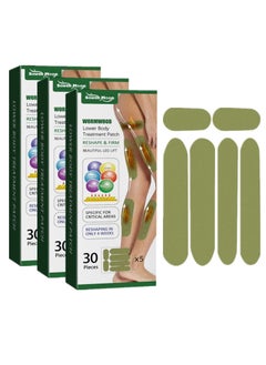 Excefore Stickers to Reduce Cellulite - Firming & Cellulite Reducing Thigh Stickers, Wormwood Herbal Leg Lifting Stickers, Tightening Lifting Tape Shaping Leg Stickers (3 Box, 90pcs)  - Image 1