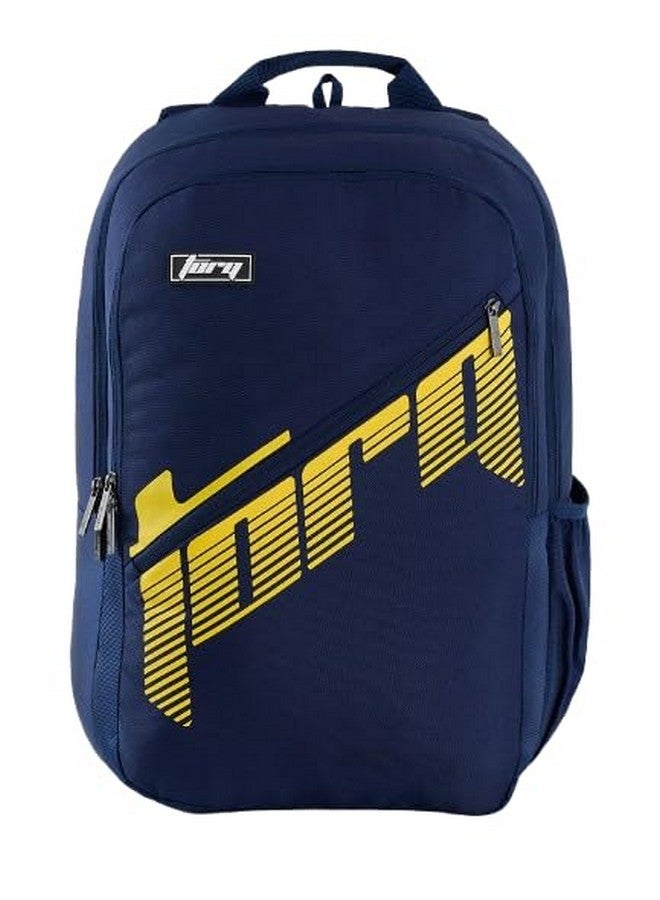 Torq Polyester Backpack for Men & Women | School Backpack | College Backpack | Casual Backpack | 35L Posidn_Blue - Image 1