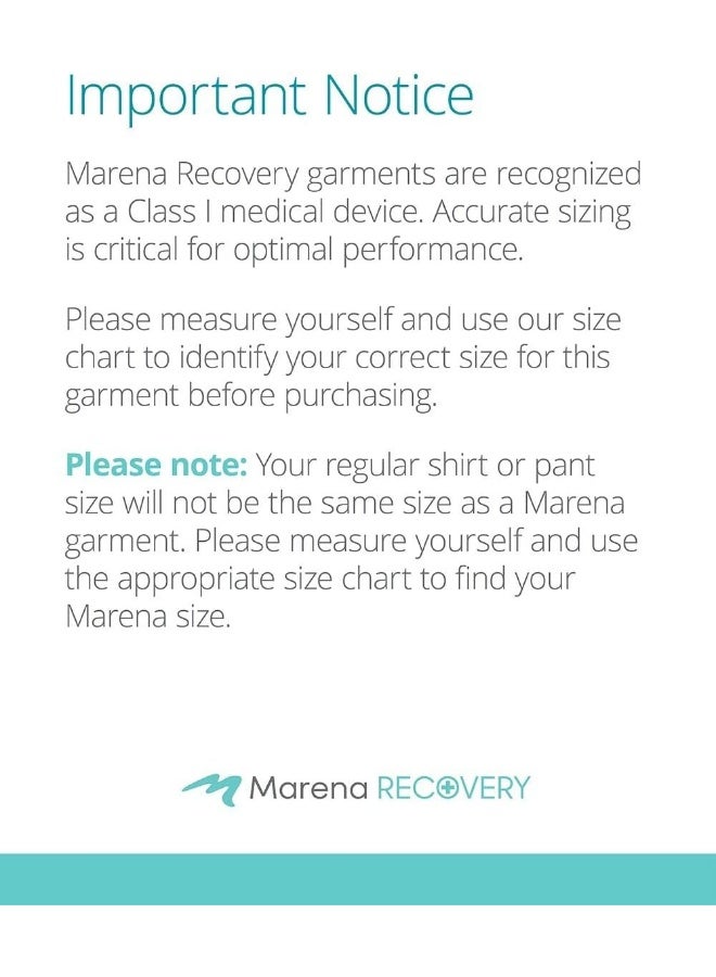 Marena Women’s Girdle with High Back, Short-Length - Post Surgical Shapewear Support, Targeted Compression, Easy Application, Helps Promote Healing & Recovery