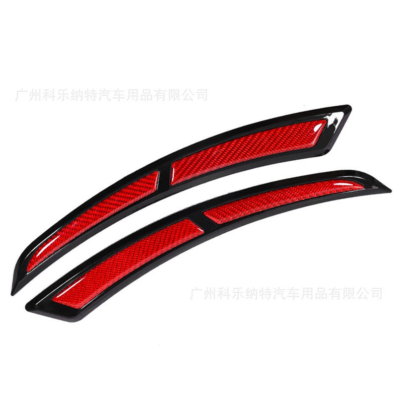 Generic New Carbon Fiber Car Fender Flares TPU Pure Red [no label]]  - Image 1