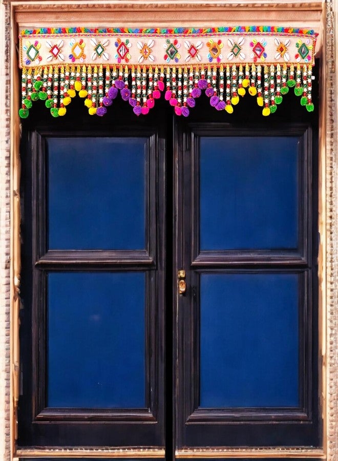 DK trades® Best Handmade Entrance Main Door Hanging Toran Art Bandarwal for House Decoration, Diwali Decoration Toran | Hangings for for Mandir - Image 1