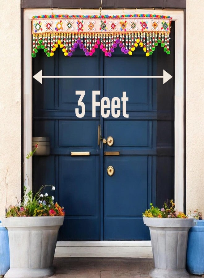 DK trades® Best Handmade Entrance Main Door Hanging Toran Art Bandarwal for House Decoration, Diwali Decoration Toran | Hangings for for Mandir - Image 4